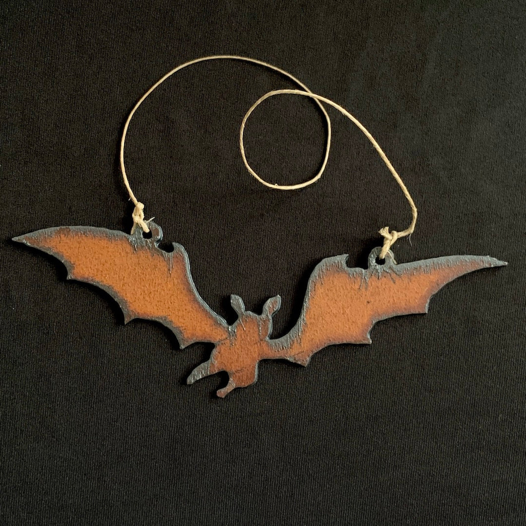 Bat In Flight - Iron Ornament