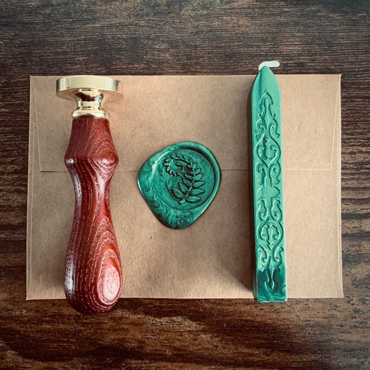 Making A Fern-Glyph - Seal Stamp and Wax