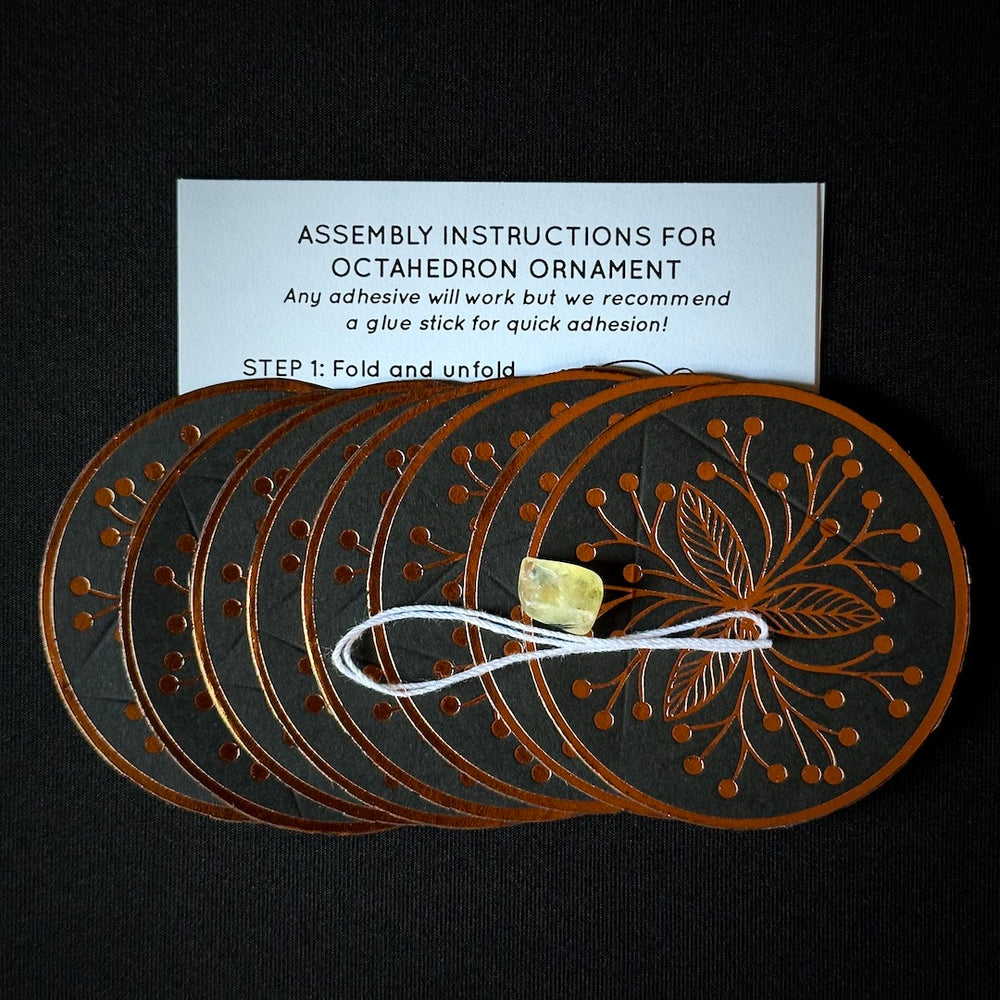 Geometric Charm - Paper Ornament Kit