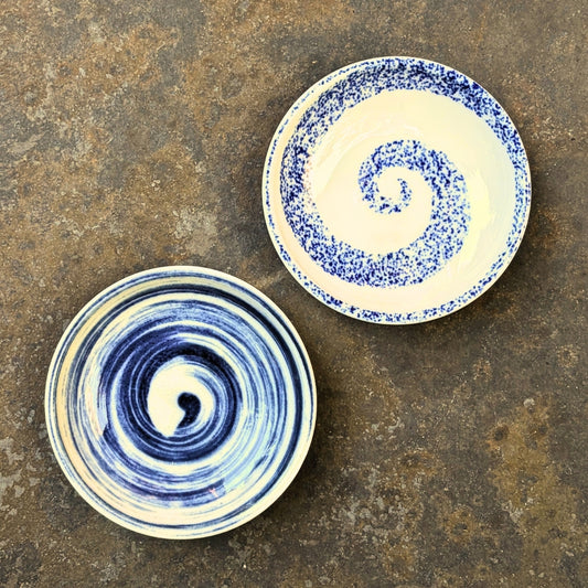 Dish of Eddies - Blue and White Porcelain Bowl