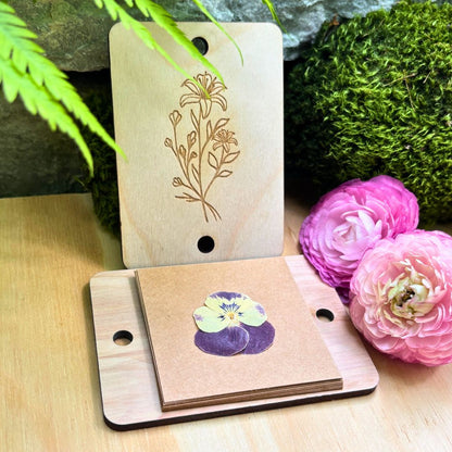 Plucked Memories - Portable Wooden Flower Press