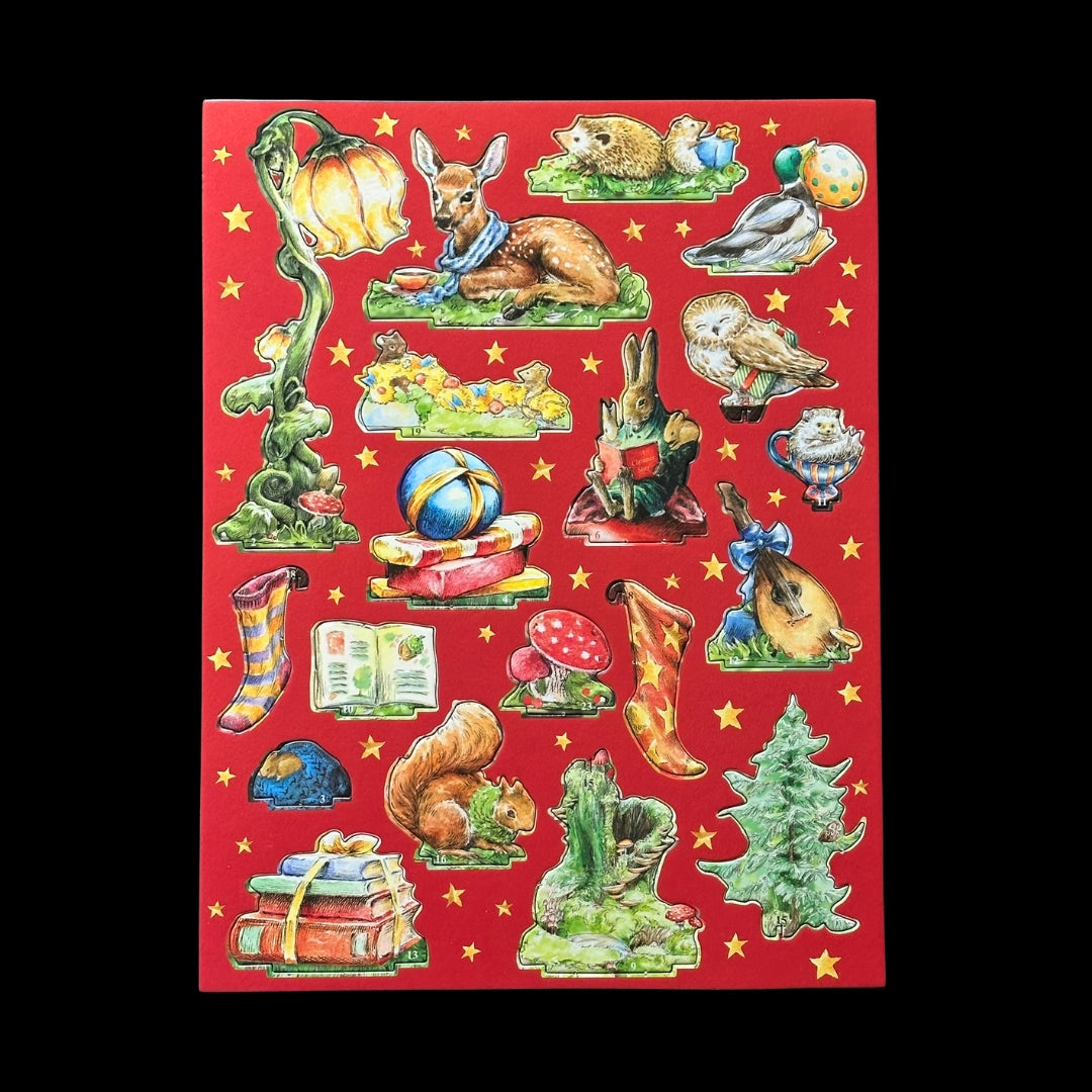 Storytime Advent Calendar - 3D Cozy Animal Holiday Countdown