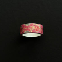 Load image into Gallery viewer, Flowers For Shielding - Floral Washi Tape with Metallic Accents
