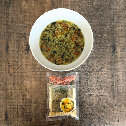 Warming Nourishment – Orzo and Turmeric Soup