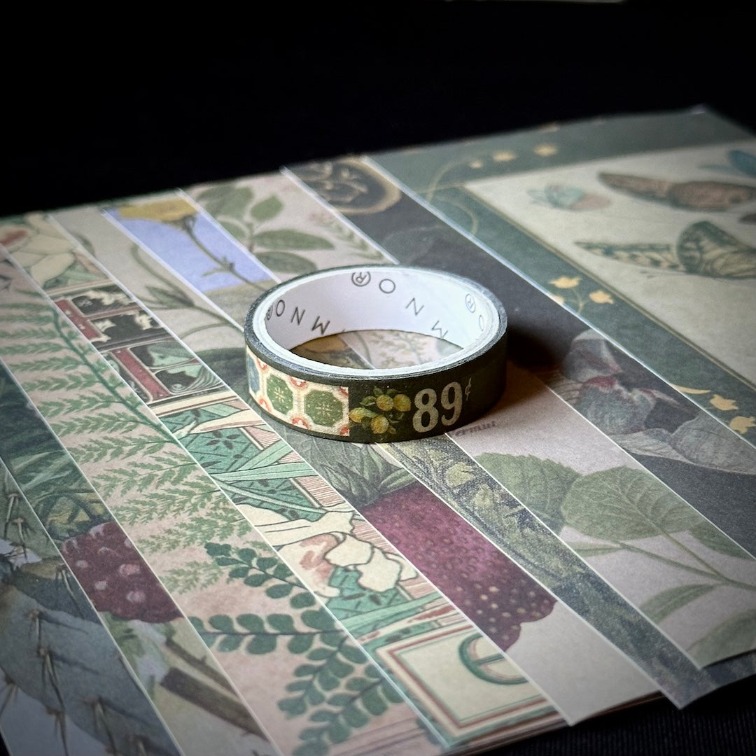 The Forest Floor Collage Kit - Stationery, Stickers, and Paper Ephemera for Junk Journaling