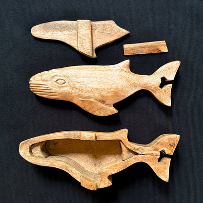 Secrets of the Sea - Hand-Carved Wooden Puzzle Box