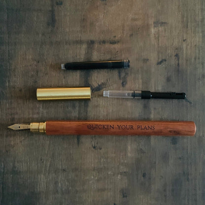 Old-Fashioned Pen - Wooden Fountain Pen