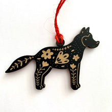 Load image into Gallery viewer, Winter Wolf - Handmade Ornament
