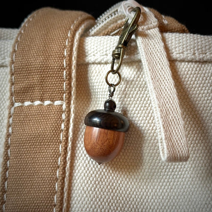 Precious Acorn - Wooden Locket with Treasures