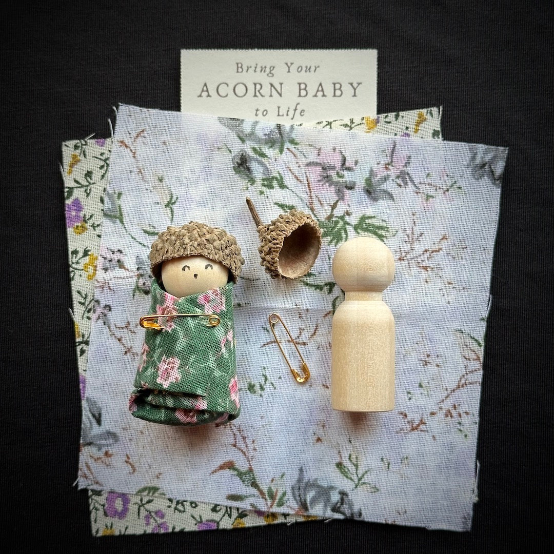 Acorn Baby - Peg Doll DIY Kit