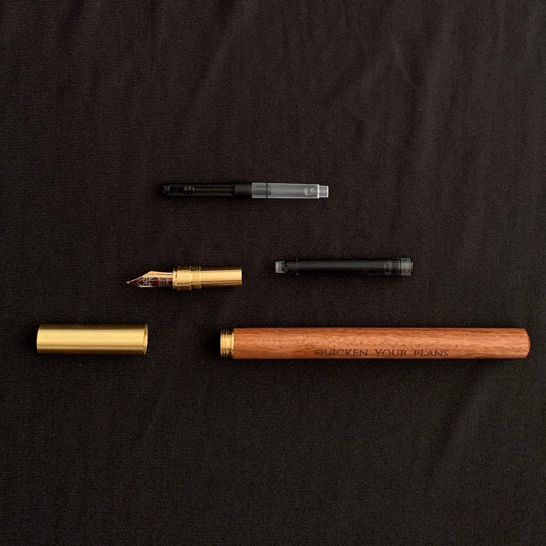 Old-Fashioned Pen - Wooden Fountain Pen