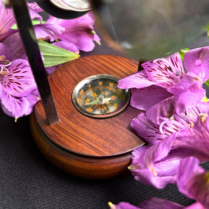 Desktop Hourglass and Compass - Oddment