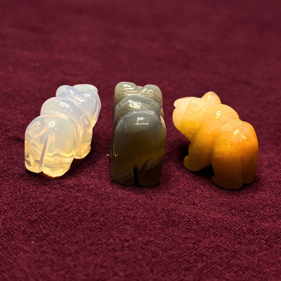 Figure of a Bear – Carved Stone Sculpture