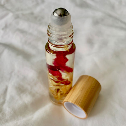 Quickened Vial - Flowers, Stones, and Essential Oils