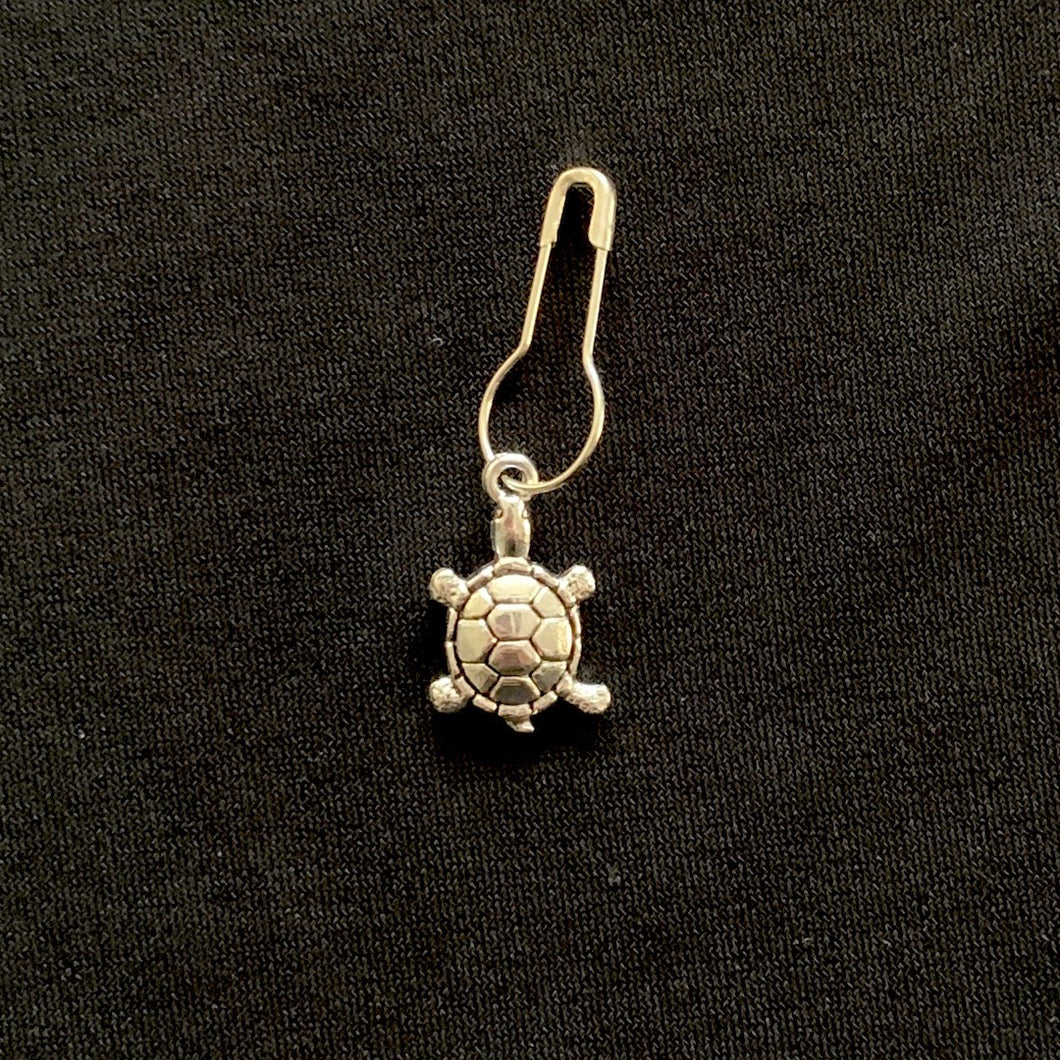 Turtle Spell - Stitch Marker Pin