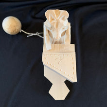 Load image into Gallery viewer, Piano-Playing Bear - Carved Wooden Toy
