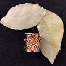 Load image into Gallery viewer, Revealing Ring - Adjustable Mixed-Metal Leaf Ring

