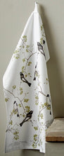 Load image into Gallery viewer, Pied Flycatcher - Bird Motif Tea Towel
