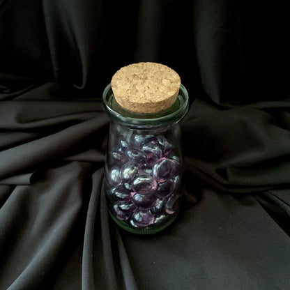 Empty 100ml Glass Milk-Bottle Style Jar with Cork