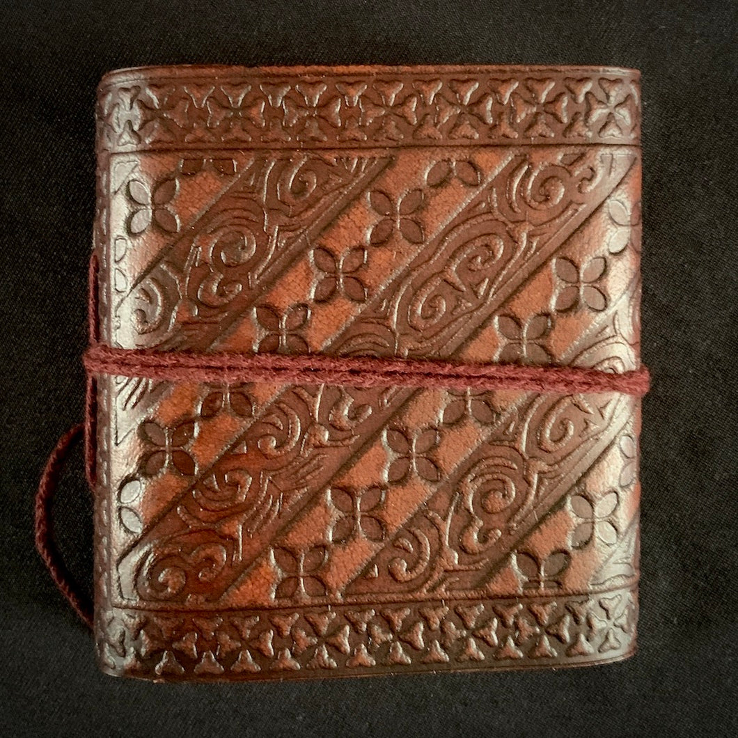 Small Leather Notebook - Handmade Journal