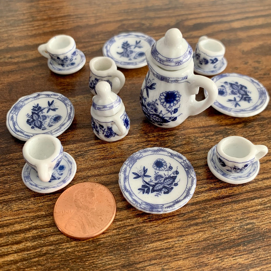 Miniature Tea Service - Floral China Tea Set