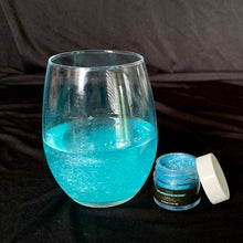 Load image into Gallery viewer, Glittering Remnants - Teal Beverage Glitter
