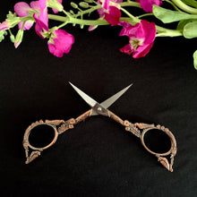 Load image into Gallery viewer, Ornate Scissors - Vintage Birds and Flowers
