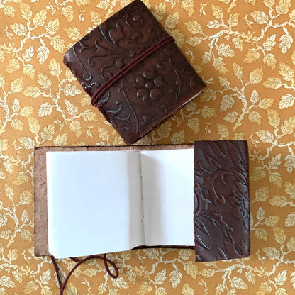 Small Leather Notebook - Handmade Journal