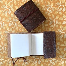 Load image into Gallery viewer, Small Leather Notebook - Handmade Journal

