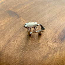 Load image into Gallery viewer, Silver Ear Cuff - Tiny Sterling Frog
