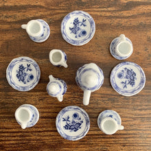 Load image into Gallery viewer, Miniature Tea Service - Floral China Tea Set

